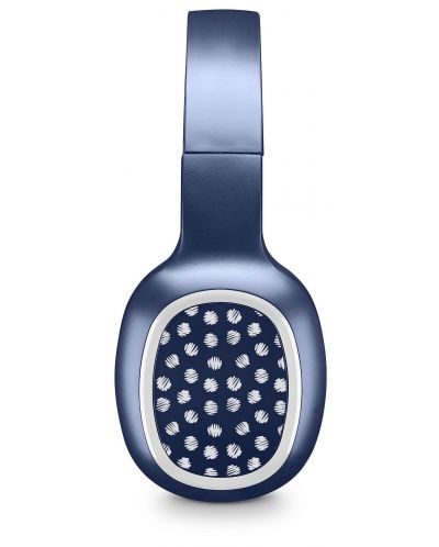 Безжични слушалки Cellularline - MS Basic Shiny Pois, сини - 2